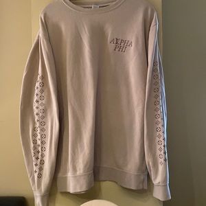 Alpha Phi Sorority crew neck sweatshirt size large